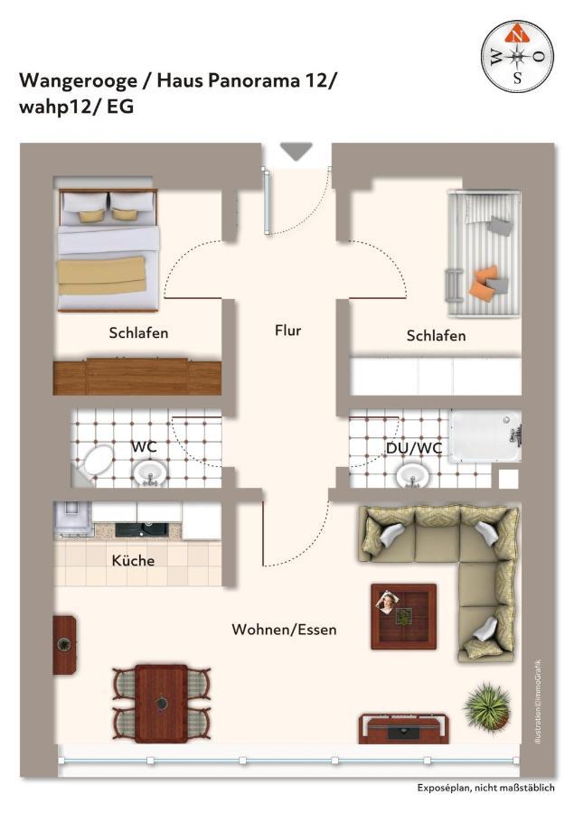 Haus Panorama Haus Panorama 12 Apartment Wangerooge Ngoại thất bức ảnh